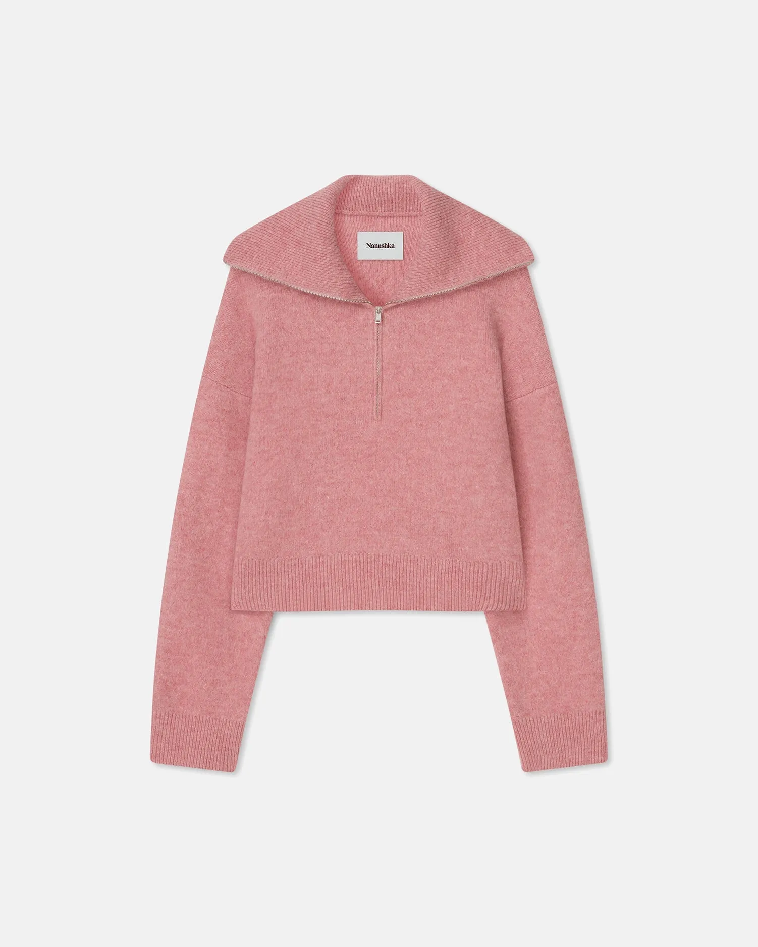 Jannis - Sale Upcycled Alpaca Sweater - Pink Alpaca