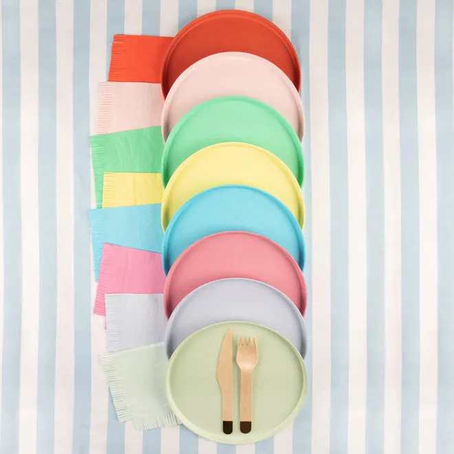 Large Bright Mix Eco Plates
