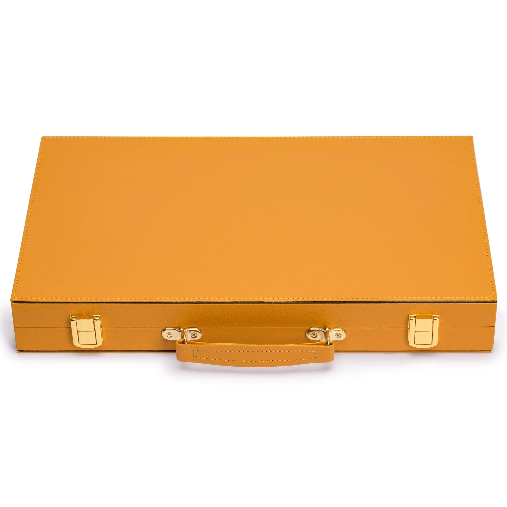 Leatherette Backgammon Game Set, "Konya" - 15"