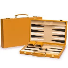 Leatherette Backgammon Game Set, "Konya" - 15"