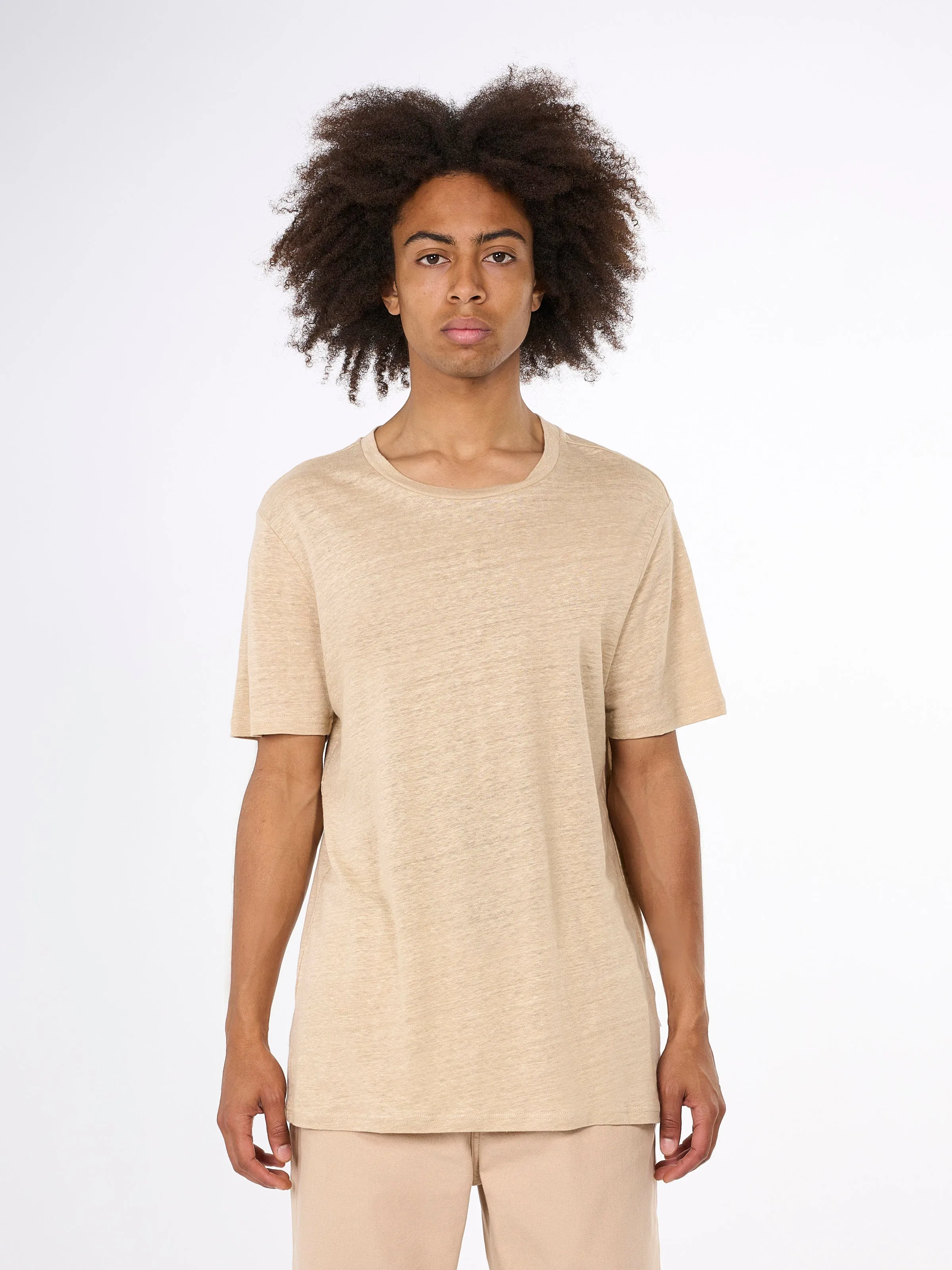 Linen t-shirt - Safari