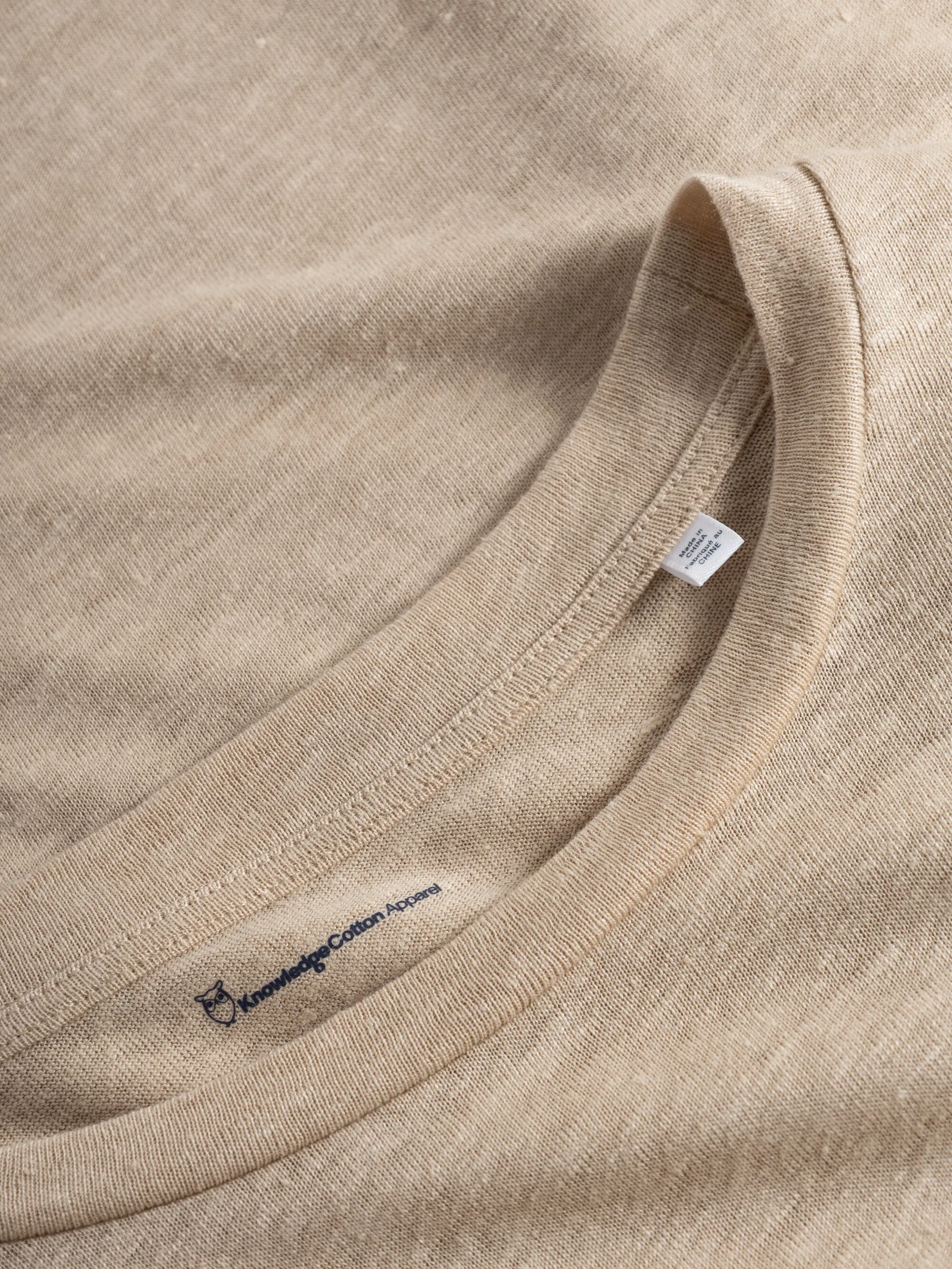 Linen t-shirt - Safari