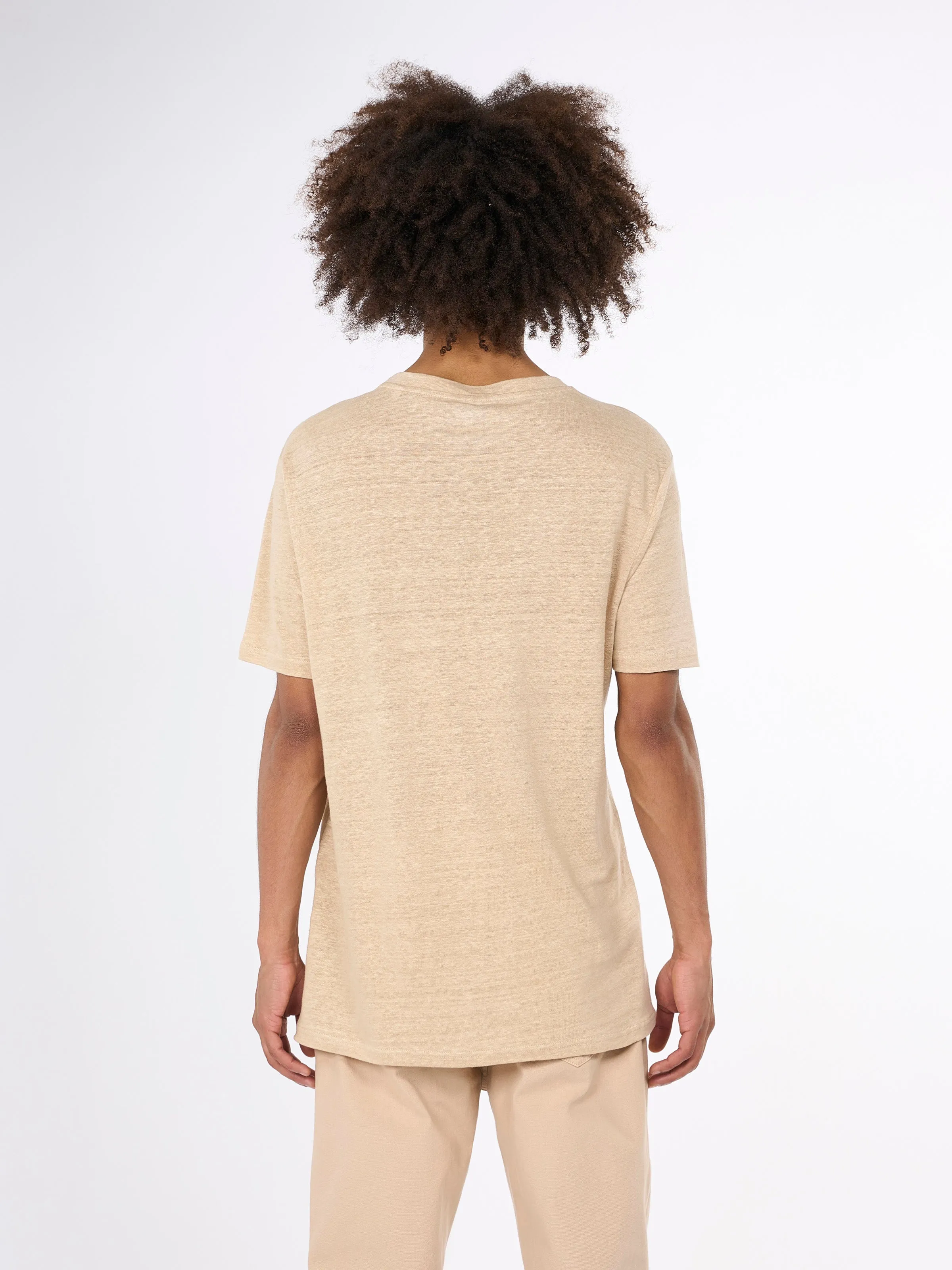 Linen t-shirt - Safari