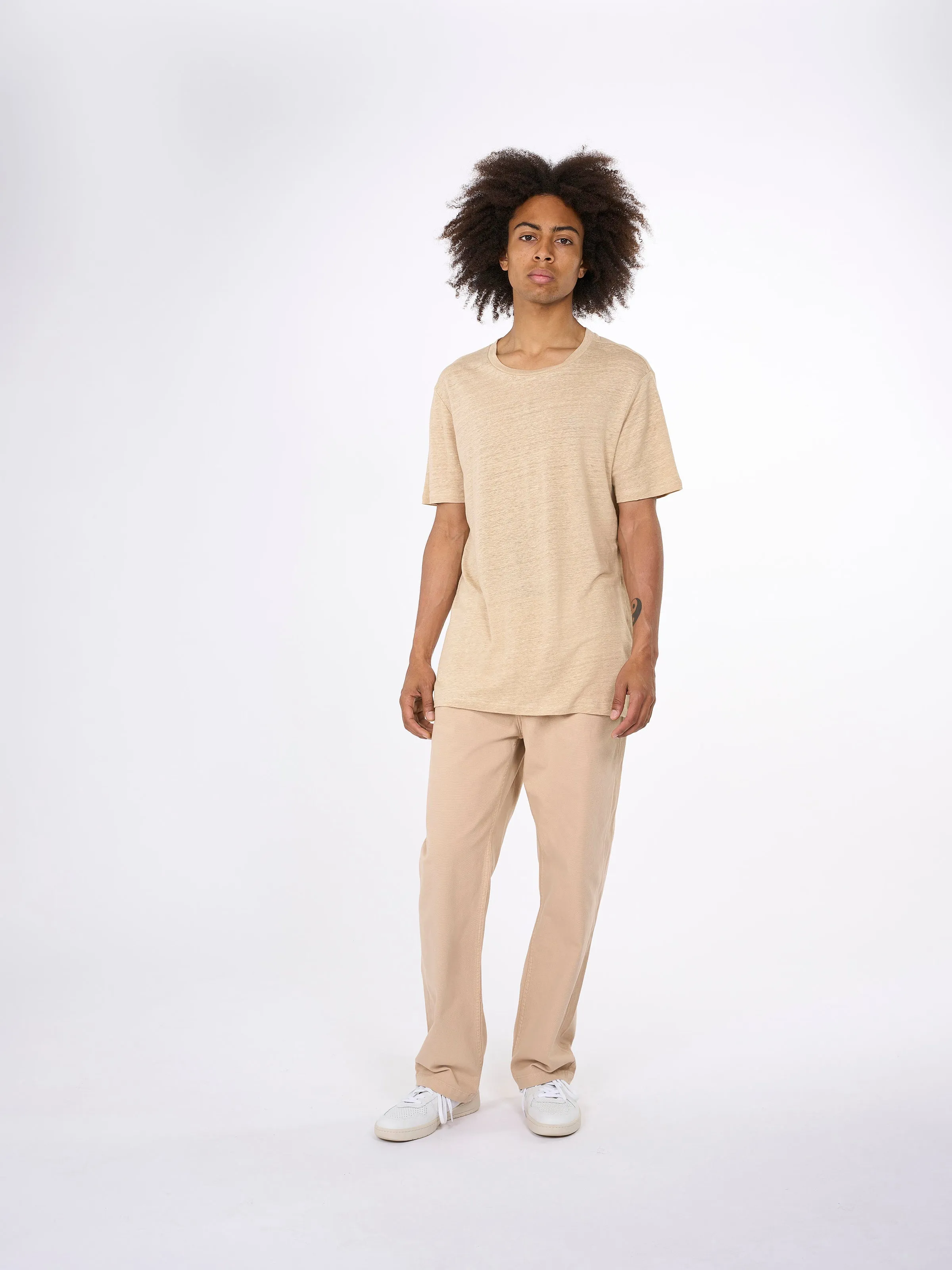 Linen t-shirt - Safari