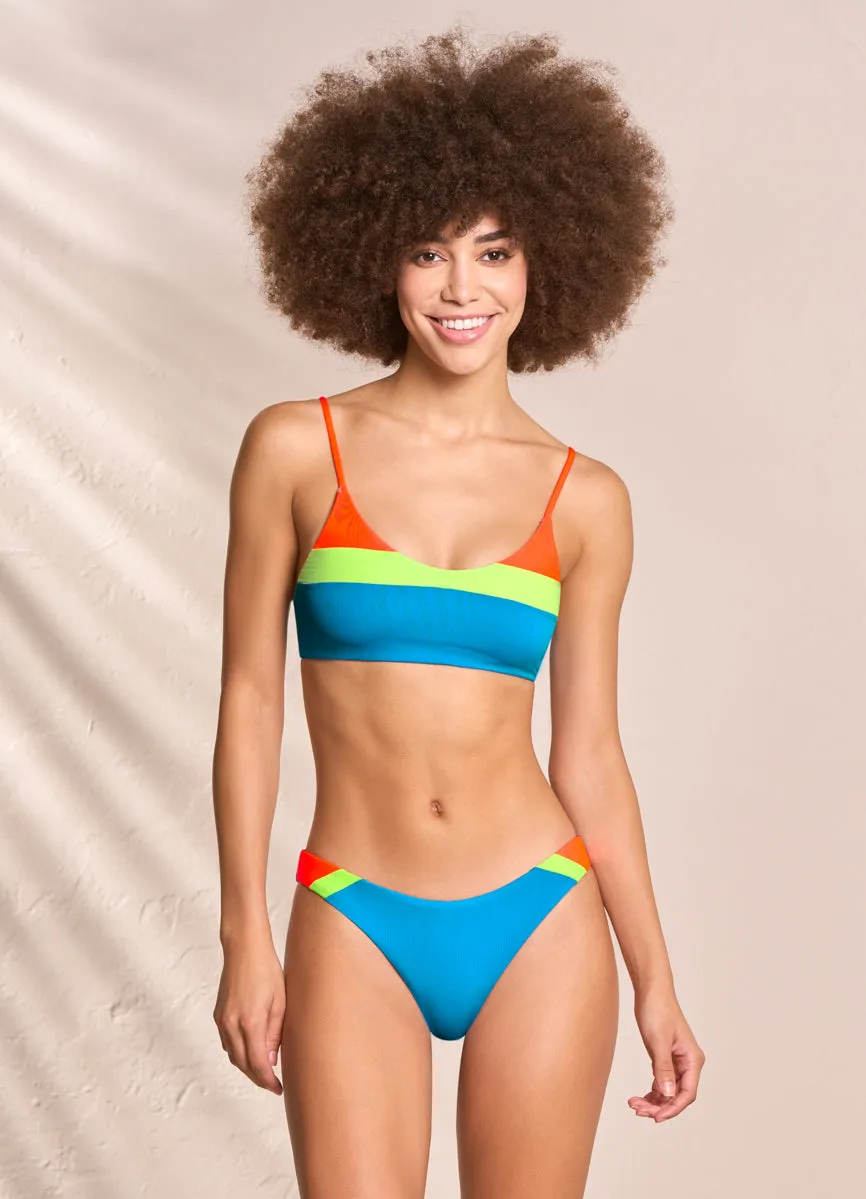 Maaji Ocean Blue Flirtt Thin Side Bikini Bottom