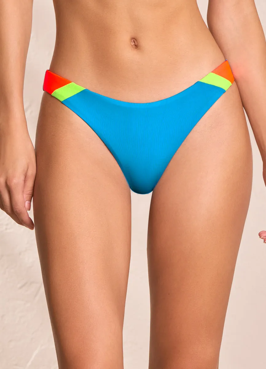 Maaji Ocean Blue Flirtt Thin Side Bikini Bottom