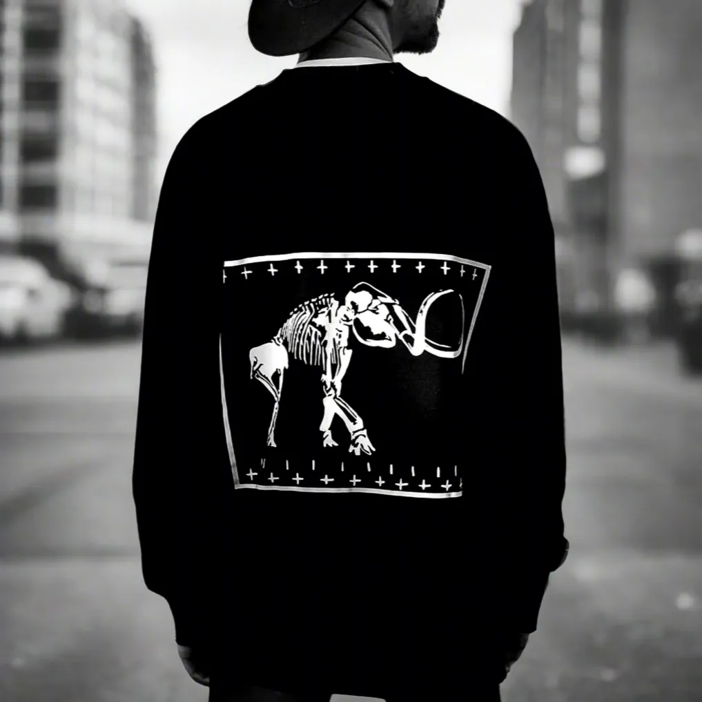 Mammoth | Oversized Black Sweatshirt
