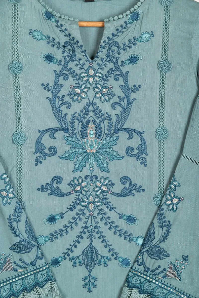 Maria B M Prints Linen Suit MPT-1607-A