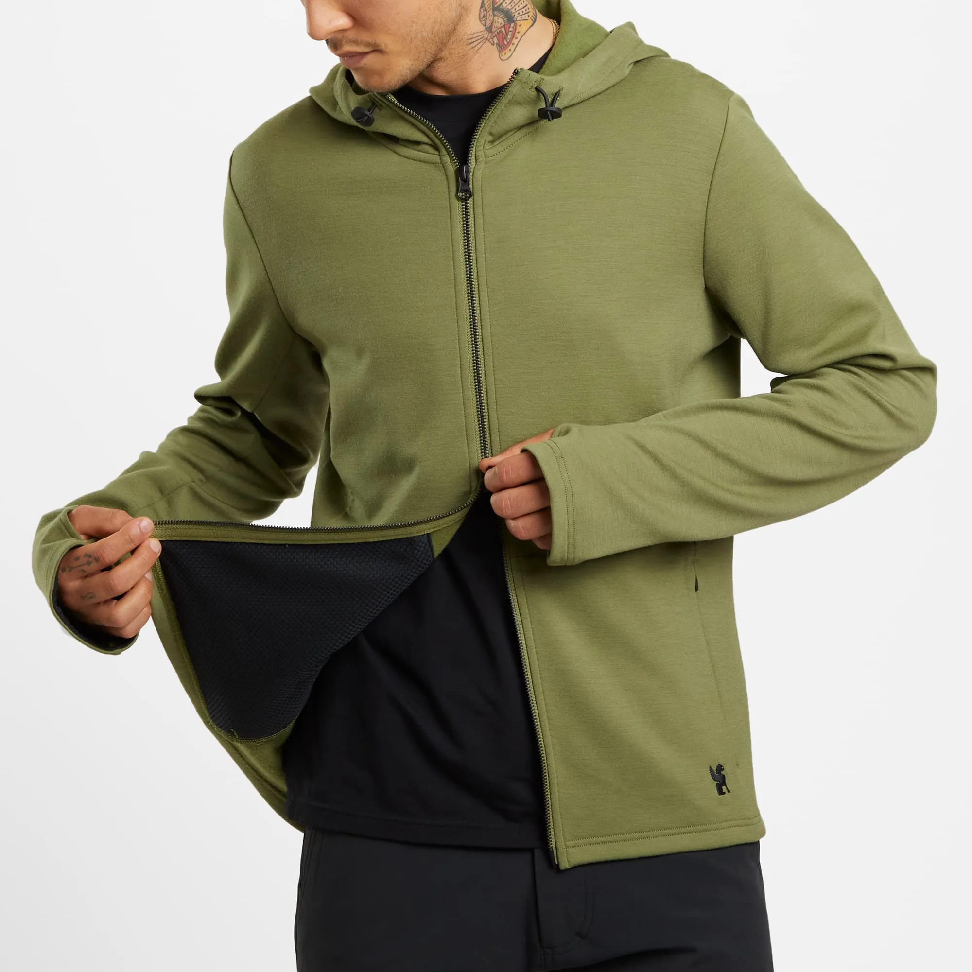 Mens Premium Merino Wool Cobra 3.0 Hoodie