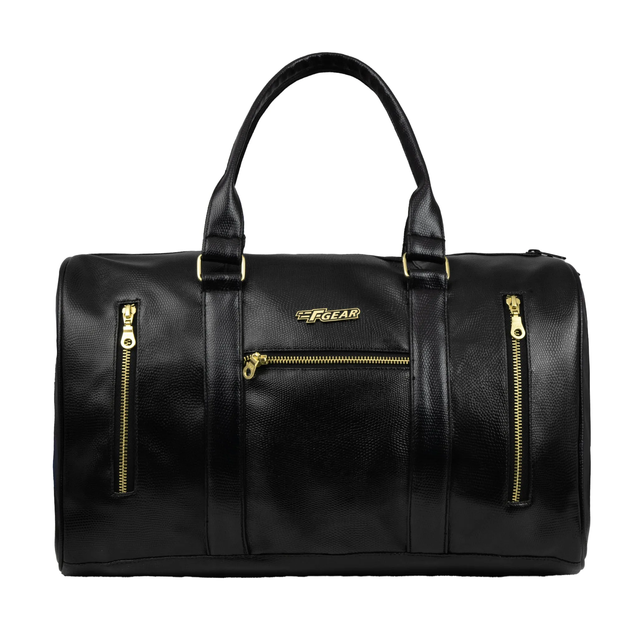 Mistral 26L Black Vegan Leather Duffel