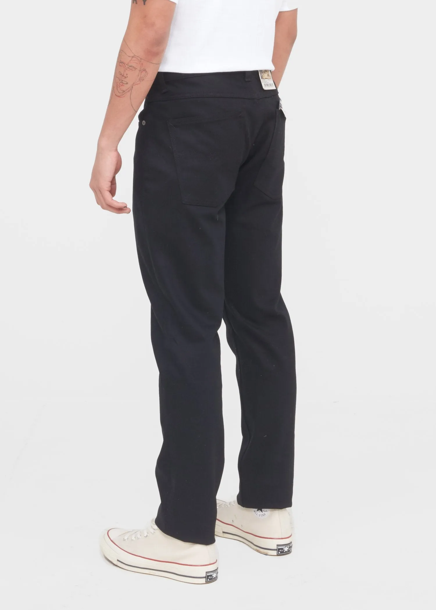 NUDIE JEANS CO.: LEAN DEAN DRY JEANS [BLACK]