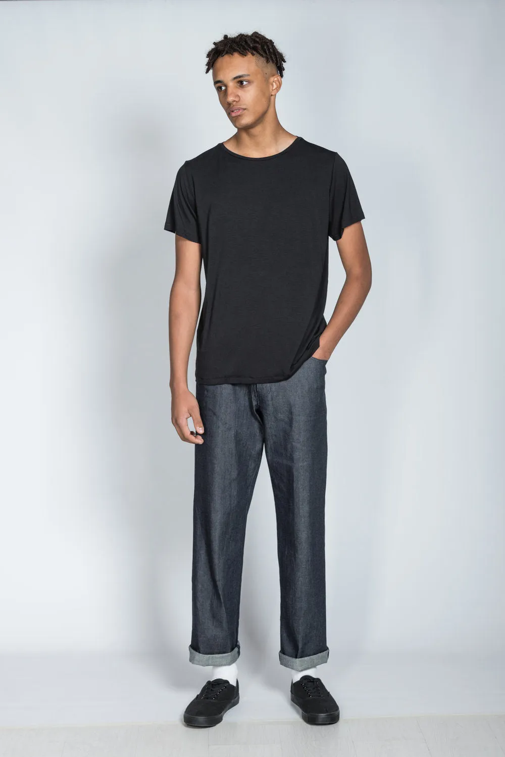 Organic Bamboo T-shirt in Black