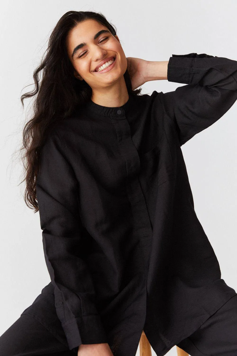 Oversized Grandad Shirt