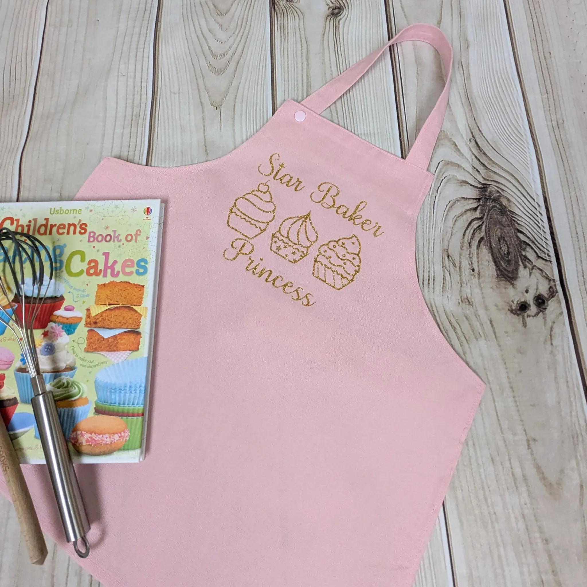 Personalised Children's Apron - Navy Blue