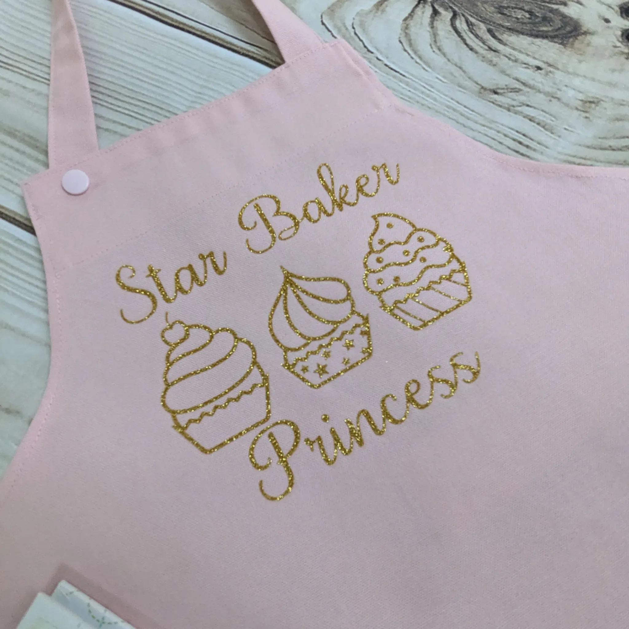 Personalised Children's Apron - Navy Blue