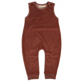 Pigeon Organics Velour playsuit - mocha