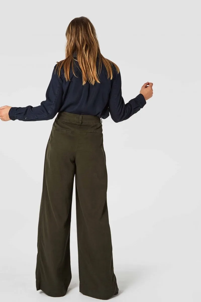 Rapunzel olive drab pants