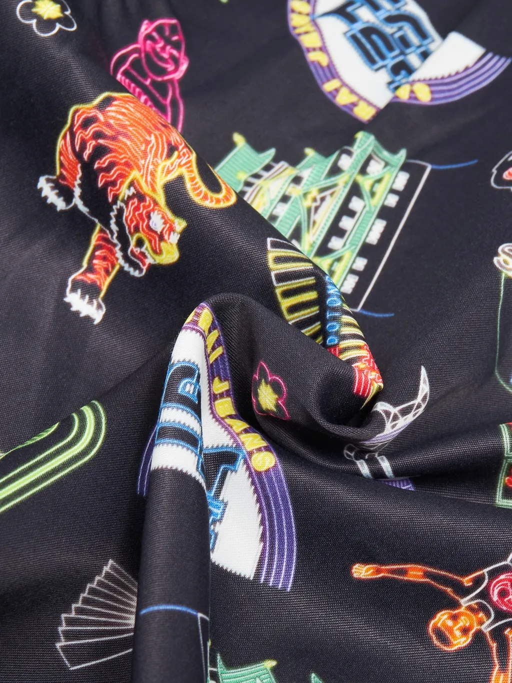 Samurai Jeans SSA25TH-OSK 25th Anniversary Osaka Neon Hawaiian Shirt