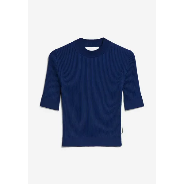 Siljiaa - Strickshirt Slim Fit aus Bio-Baumwoll Mix