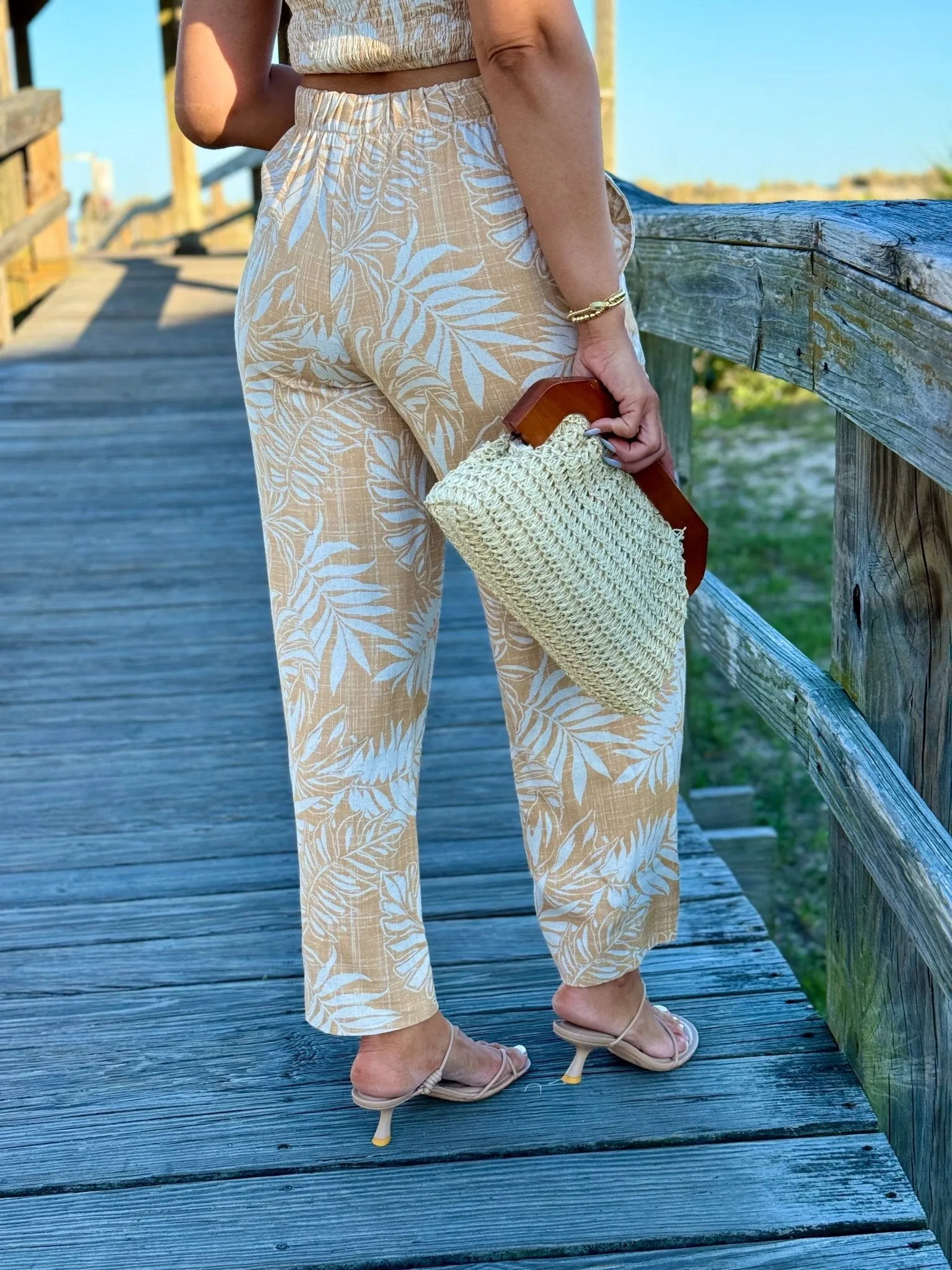 Sorrento Linen Palm Pant by Z Supply