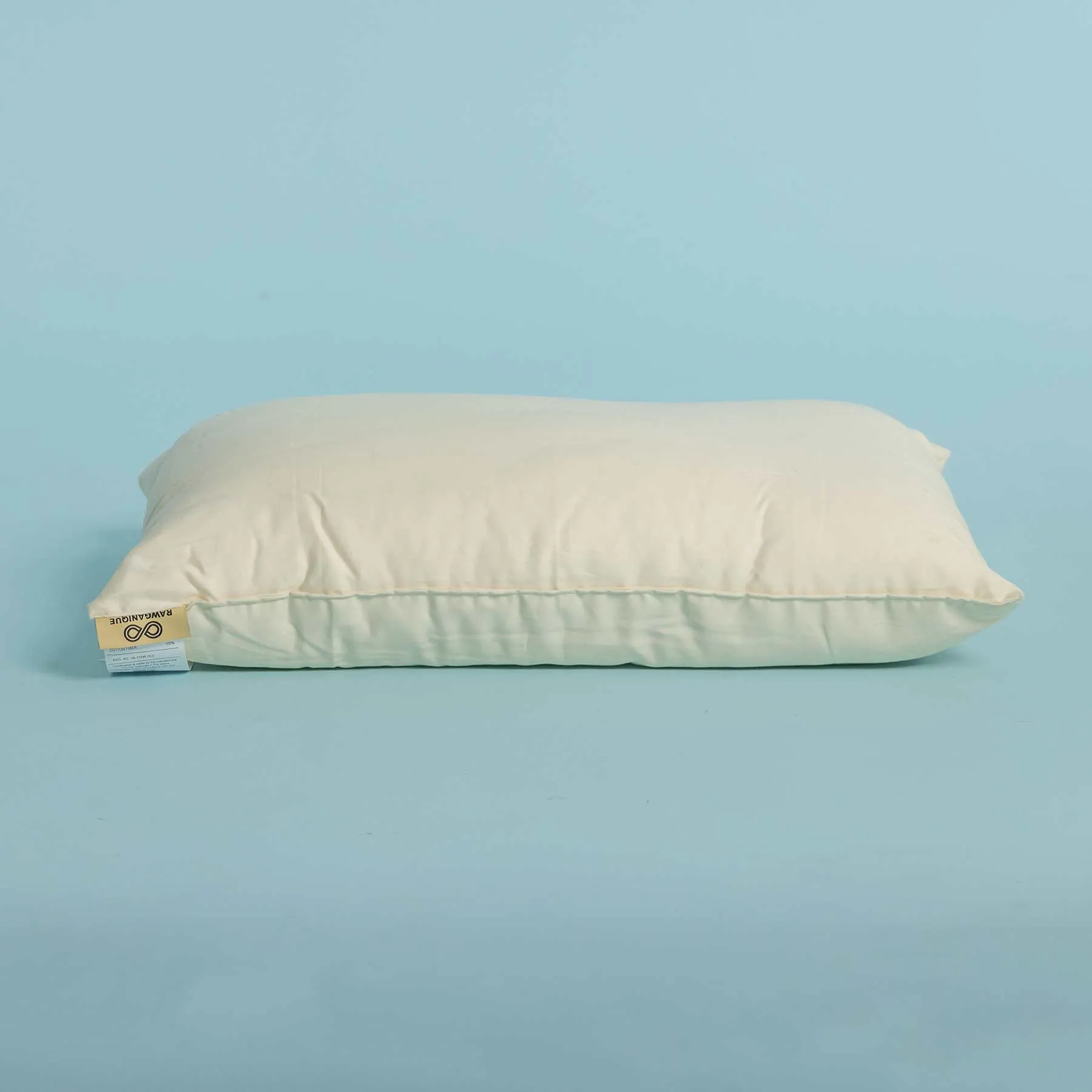 SOUTH CAROLINA 100% Organic Cotton Bed Pillow (Chemical-free; Handmade in USA)