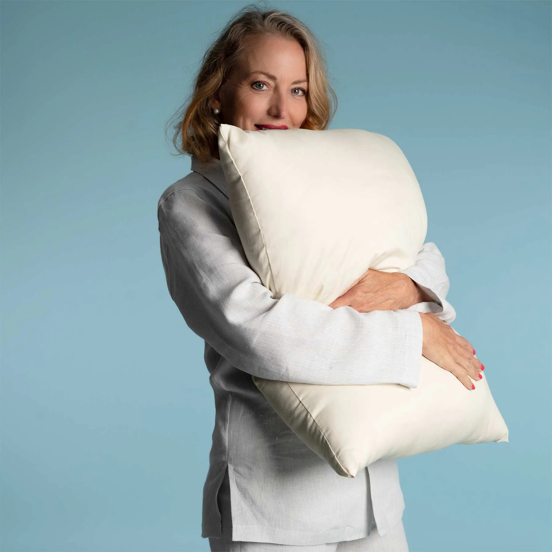 SOUTH CAROLINA 100% Organic Cotton Bed Pillow (Chemical-free; Handmade in USA)