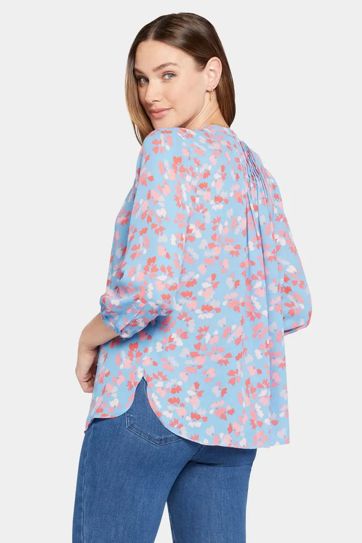 Spring Pintuck Blouse - Pacific Meadows
