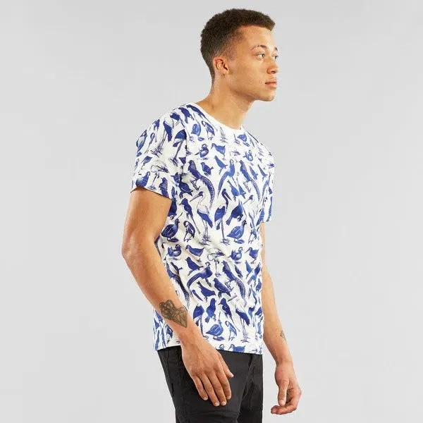 Stockholm Bluebirds - T-Shirt mit Allover Print