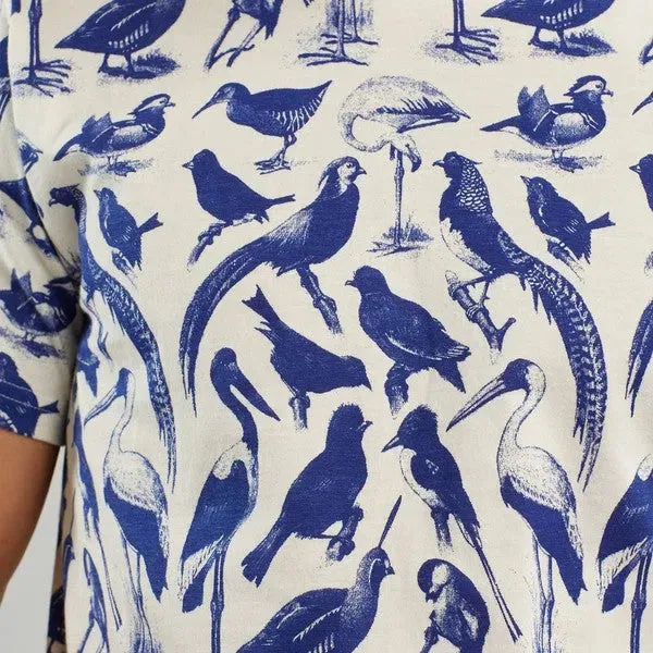 Stockholm Bluebirds - T-Shirt mit Allover Print