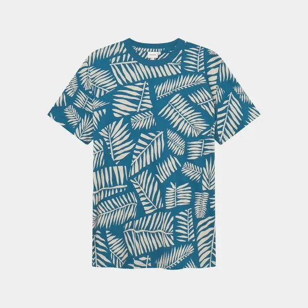 Stockholm Cut Leaf - T-Shirt mit Allover Print