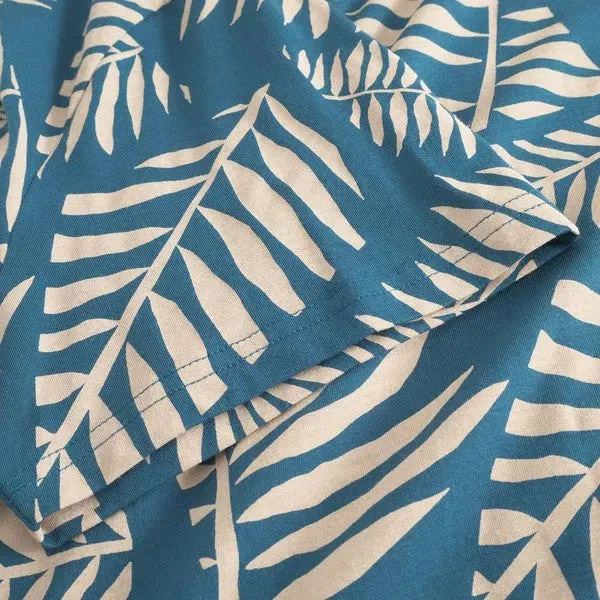 Stockholm Cut Leaf - T-Shirt mit Allover Print
