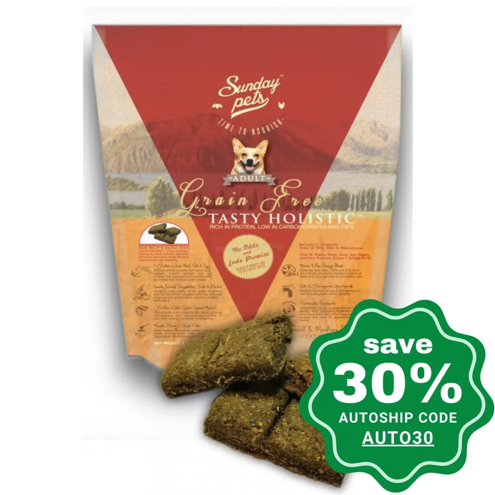 Sunday Pets - Tasty Holistic Grain Free - Small & Medium Adult - 3.3LB