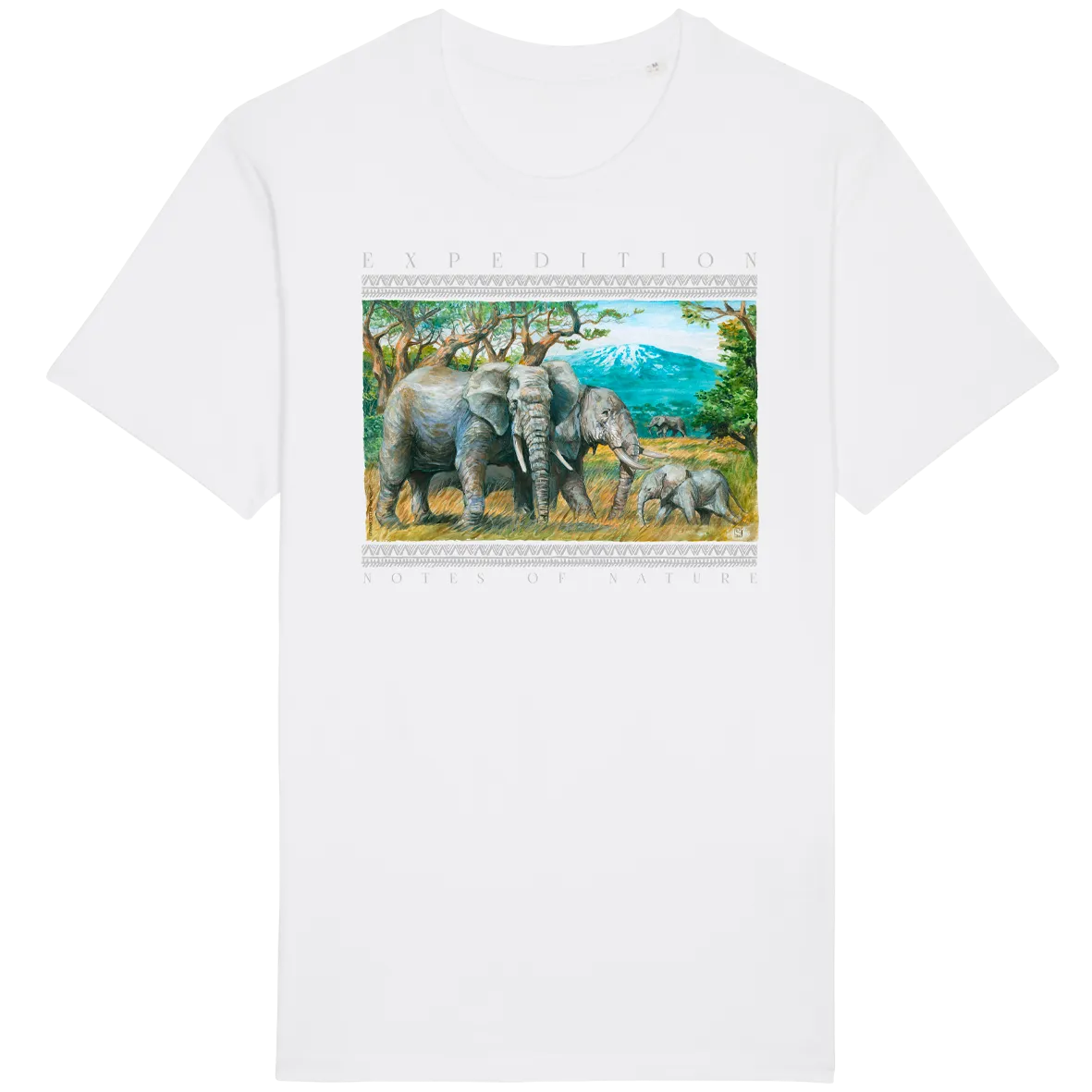 T-SHIRT "ELEPHANTS NOTES"